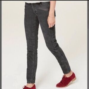 LOFT Gray Corduroy Pants Modern Skinny 2/26 Jeans